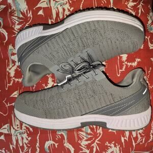 Orthofeet Orthopedic Yari Shoes Mens 9.5 2E Black wide Hands-Free Sneakers Grey